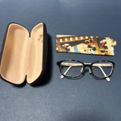 【値下げ】Zoff メガネ ディズニー Disney ケース付き 度あり 度不明