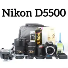 Nikon D5500 WiFi スマホ転送 ダブルズーム 一眼レフ 初心者入門