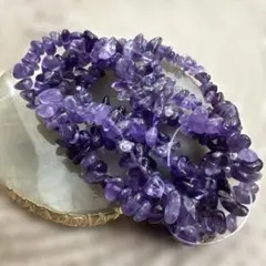 アメジスト天然石連材　80センチくらい