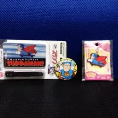 Dr.スランプ アラレちゃん スッパマン ICカードケース チャーム　バッチ Dr.スランプ アラレちゃん スッパマン ICカードケース チャーム バッチ