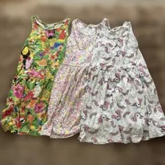 H&M ノースリーブワンピース3枚セット　120〜130