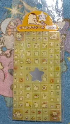 ポムポムプリン　タイルシール