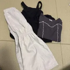 秋冬　子供服　長そで　ズボン　サロペット　100cm まとめ売り