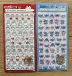 正規品 ボンボンドロップシール mini ベイマックス スティッチ