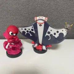 【初期化済】アミーボ amibo スプラトゥーン タコ　マンタロー　2体