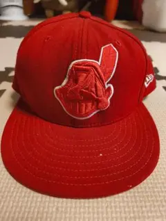New Era 59FIFTY インディアンズキャップ 7 3/8ボディ白 - メルカリ