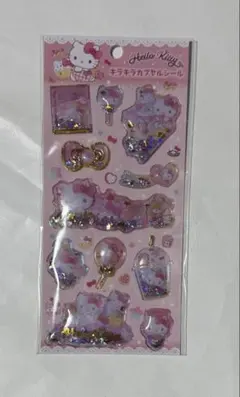 サンリオキャラクターズ ハローキティ キラキラカプセルシール 新品未開封品