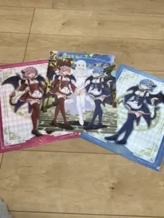 【5枚セット】Re:ゼロから始める異世界生活 クリアファイル　SEGA一番くじ