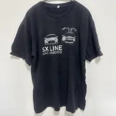 アルスタイル Ｔシャツ クルーネック 半袖 プリント 黒 綿 ストリート テスラ