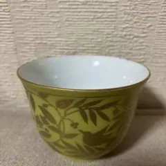 たち吉・萌葱金彩 お茶呑茶碗　木箱入　美濃焼