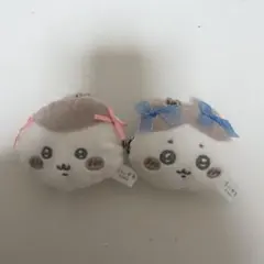 ちいかわ リボン ミニがま口ポーチ ハチワレ くりまんじゅう