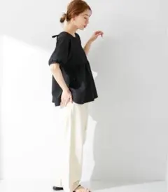 美品URBAN RESEARCHふくれジャガード半袖トップス