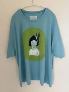 ハレの月』松本大洋×0658コラボTシャツ ブルー - メルカリ