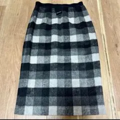 COMME CA MODELS チェックのタイトスカート Sサイズ 新品