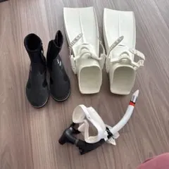 シュノーケリング器材セット マスク フィン ブーツ