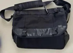 少々難あり　PORTER ヒート メッセンジャーバッグ703-07967 黒　Lのサムネイル