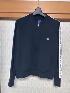 Champion ジップアップジャケット 黒Ｌ