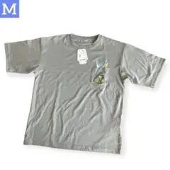 新品　スヌーピー　PEANUTS ピーナッツ　半袖　Tシャツ　グレー　M