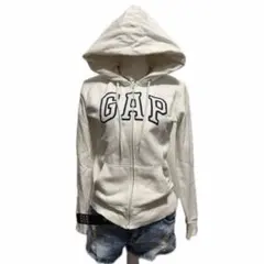 平成ギャル グランジ GAP ロゴ ジップアップパーカー フーディ y2k