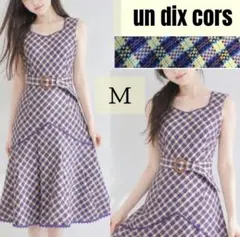 un dix cors　アンディコール　ノースリーブ　ワンピース　ベルト付き　Mのサムネイル