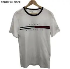 TOMMY HILFIGERロゴ刺繍プリント　ストリート系　アメカジ風Tシャツ