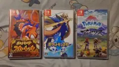 Switch ポケモン スカーレット ソード アルセウス 3本セット