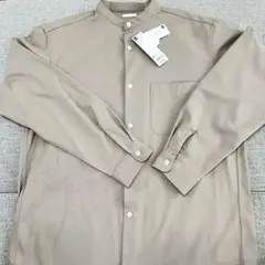 GU カーキ 長袖シャツ Mサイズ