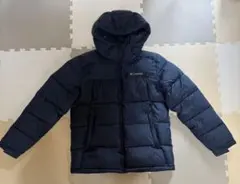 Columbia ネイビー ダウンジャケット フード付き 218WE0020