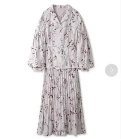 スナイデル 新品未使用 花柄ワンピース 長袖 ベルト付き