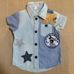 ブリーズ半袖　シャツ90  ミッキー