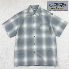 【美品】 Cal Top キャルトップ オンブレ シャツ 半袖 オーバーサイズ