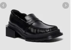 Dr.Martens MAYBOLE ブラックレザー ローファー 厚底