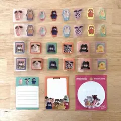 mojojojo サンスター文具　マスキングテープ　マステ　シール　おすそ分け
