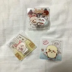 ちいかわ アクリルシーンクリップビスケット 食玩3点セット