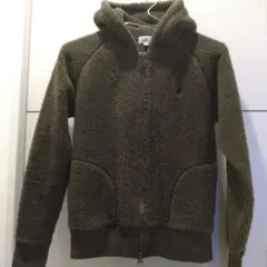 ジムフレックス　12  パーカー　ジップアップ　ボア　ロゴ