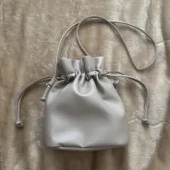 巾着型ショルダーバッグ