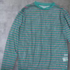 BONLECILL ストライプ柄長袖Tシャツ