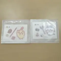 ちいかわ　ベーグルチップ　ステッカー　シール　2枚セット　うさぎ　ハチワレ