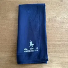 POLO CLUB ハンカチ　紺色