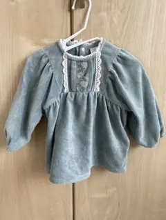 テータテート　コーデュロイフリル付きトップス　80cm