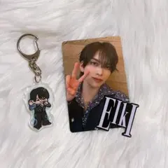 MAZZEL EIKI アクリルチャームキーホルダー&ステッカー&カード2枚 ぱ*読様 MAZZEL EIKI エイキ アクリルチャーム フォトカード ステッ
