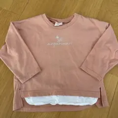 アンパンマン　長袖Tシャツ ピンクオレンジ