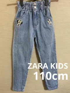 ZARA 110cm ミニー 刺繍デニム