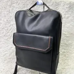 近年モデル✨ポールスミス STインセット レザーリュック APS236 ブラック