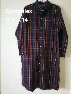 m*☆様 ジムフレックス Gymphlex チェック シャツワンピース サイズ1