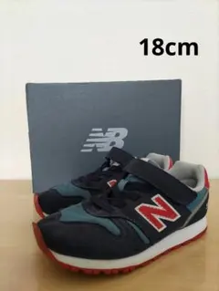 New Balance 373 ネイビー/レッド スニーカー　18cm