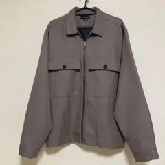 CONFIRM ジップアップ ブルゾン ジャケット ブラウン系