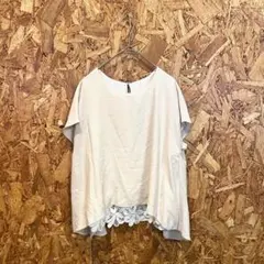 ketty ケティ 半袖カットソー レース オフィス フォーマル アイボリー