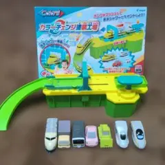 値下げ！PILOT カラーチェンジ塗装工場 922形ドクターイエロー付　お風呂遊のサムネイル