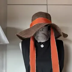 Chapeau d' O TM Wide Visor Cap 麦わら帽リボン付き - メルカリ